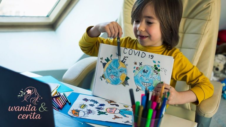 sekolah online di masa covid 19 dialami anak-anak