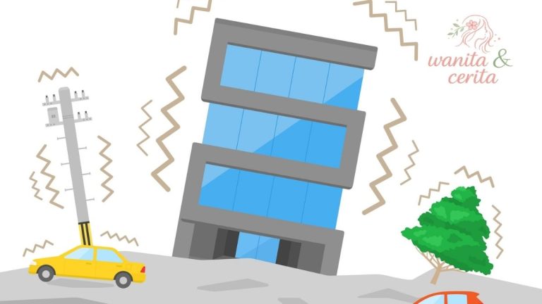 bangunan bergoyang akibat gempa
