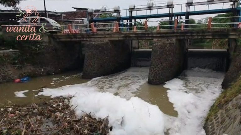 pencemaran sungai akibat busa sabun